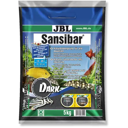 JBL - Sansibar ZWART 5kg - Zwart bodemsubstraat voor aquaria