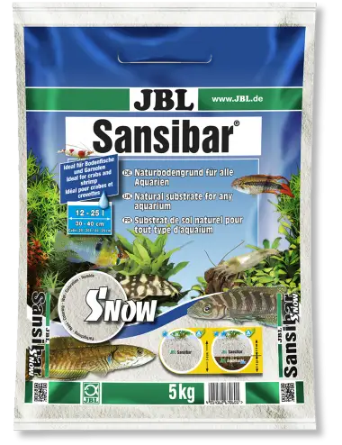 JBL - Sansibar SNOW 10kg - 0.1, 0.6mm - Vrlo fina bijela zemljana podloga za akvarij