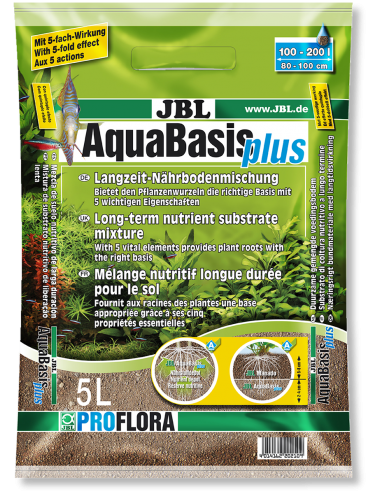 JBL - AquaBasis Plus 2,5l - Dugotrajni hranjivi supstrat za slatkovodne akvarije