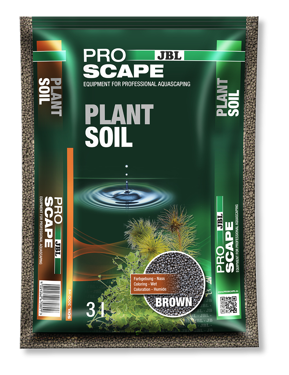JBL ProScape - PlantSoil BROWN 3l - Substrat nutritif pour plantes aquatiques