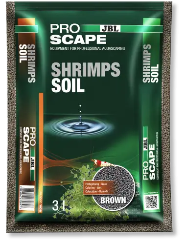 JBL ProScape - ShrimpsSoil BROWN 9l - Sustrato técnico beige para acuarios de gambas