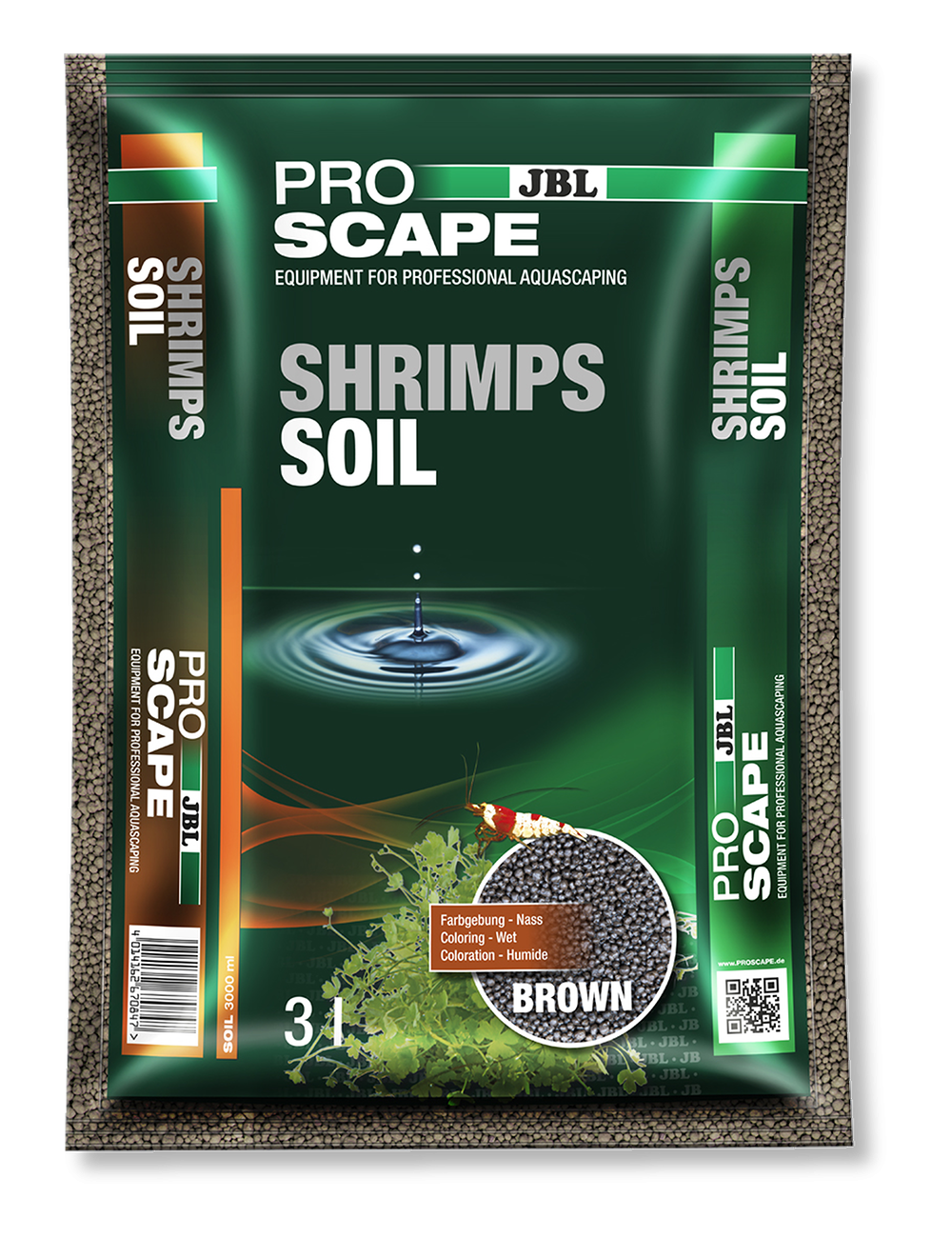 JBL ProScape - ShrimpsSoil BROWN 9l - Substrat technique beige pour aquariums à crevettes