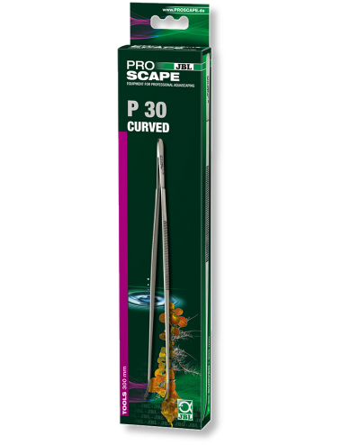 JBL ProScape - Tool P curved 30cm - Pince incurvée pour plantes et décoration d'aquarium