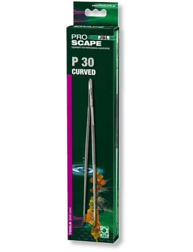 JBL ProScape - Tool P gebogen 30cm - Gebogene Pinzette für Pflanzen und Aquariendekoration