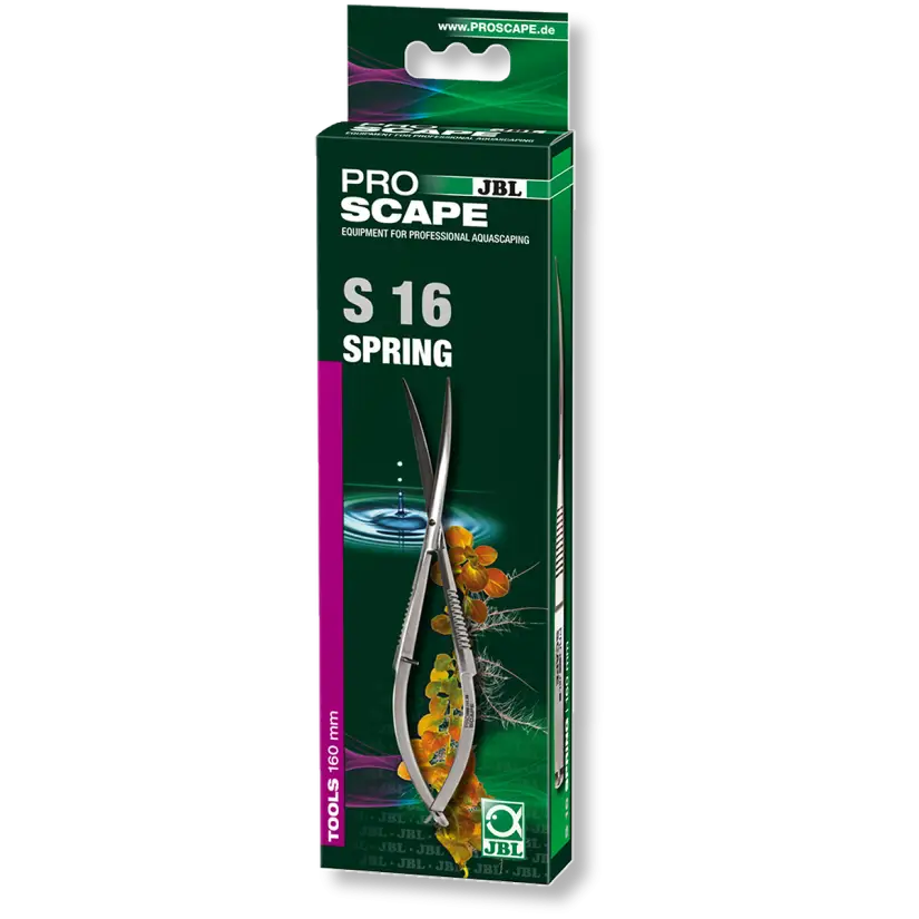 JBL ProScape - Tool S spring 16cm - Ciseaux courbes à ressort