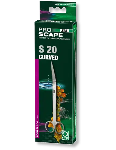 JBL ProScape - Tool S curvo 20cm - Tesoura angular para manutenção de plantas em aquários