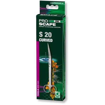 JBL ProScape - Tool S gebogen 20cm - Abgewinkelte Schere zur Pflanzenpflege im Aquarium JBL ProScape - Tool S gebogen 20cm - Abgewinkelte Schere zur Pflanzenpflege im Aquarium