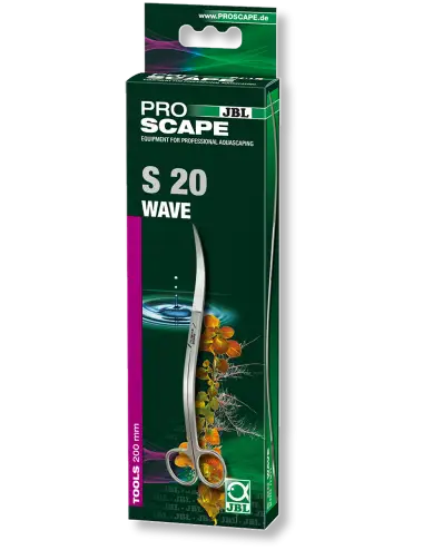 JBL ProScape - Tool S wave 20cm - Ciseaux droits pour la taille des plantes en aquascaping