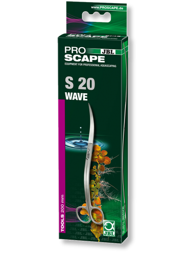 JBL ProScape - Tool S wave 20cm - Tijeras rectas para podar plantas en aquascaping