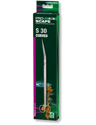 JBL ProScape - Tool S curvo 30cm - Tijeras angulares para el cuidado de plantas de acuario