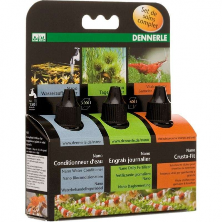 DENNERLE - Nano Care Set: fertilizer, conditioner, vitamins DENNERLE - Nano Care Set: fertilizer, conditioner, vitamins