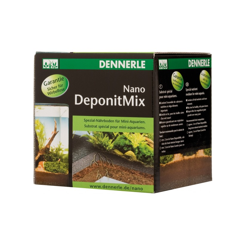 DENNERLE - Nano Deponit Mix - 1 kg - Hranilni substrat za nano akvarije