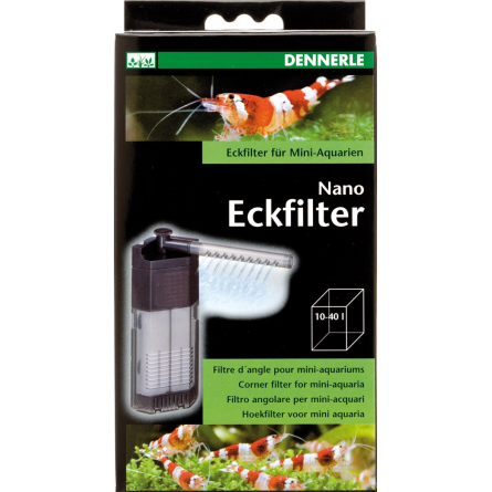 DENNERLE - Nano Eckfilter - Filtre pour Aquarium jusqu'à 40 L DENNERLE - Nano Eckfilter - Filtre pour Aquarium jusqu'à 40 L