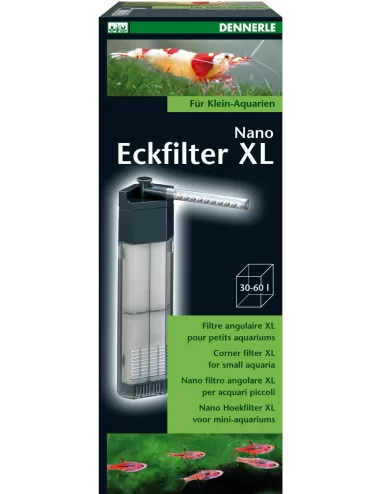DENNERLE - Nano Eckfilter XL - Corner filter for aquariums up to 60 L
