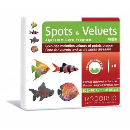 PRODIBIO - Spots & Velvets Fresh 6 ampoules - Pour maladies velours et points blancs