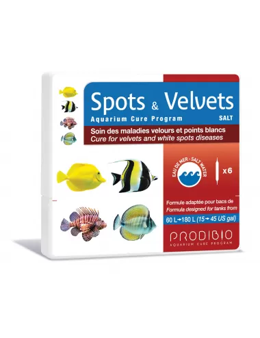 PRODIBIO - Spots & Velvets Salt 6 fiale - Per malattie del velluto e brufoli