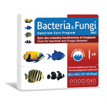 PRODIBIO - Bacteria & Fungi Salt 6 ampoules - Soin des maladies bactériennes et fongiques