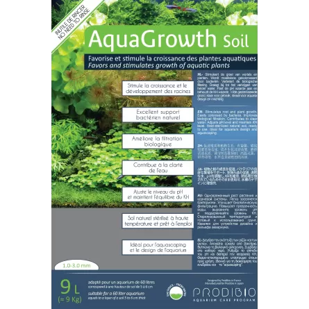 PRODIBIO - AquaGrowth Soil 9l - Voedingsbodem voor aquarium