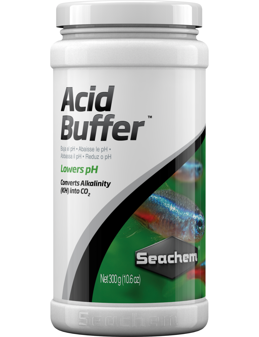 SEACHEM - Acid Buffer 300g - pH Minus pour aquarium d'eau douce