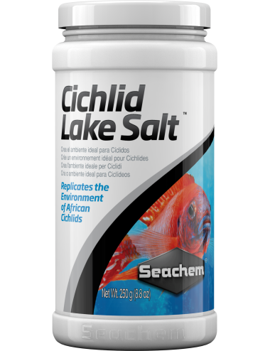 SEACHEM - Cichlid Lake Salt 250g - Rimineralizzatore d'acqua per ciclidi