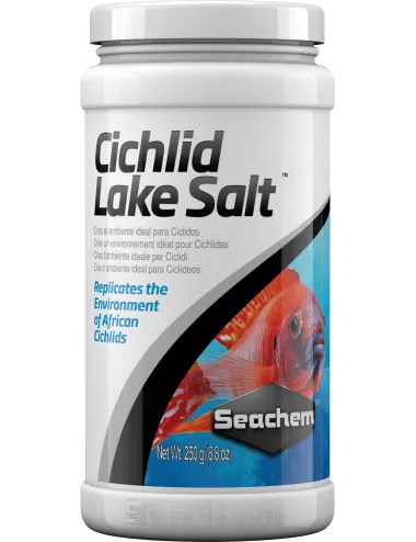SEACHEM - Cichlid Lake Salt 250g - Water remineralizer for cichlids