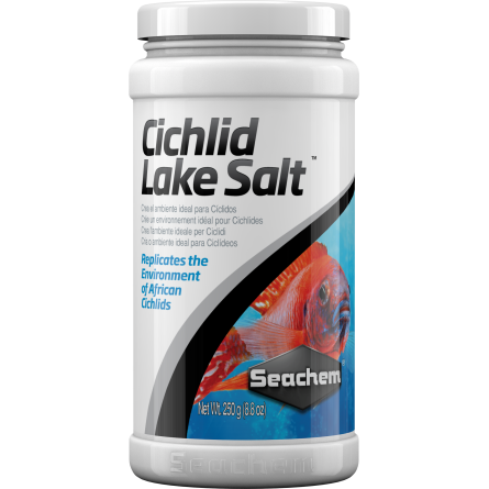 SEACHEM - Cichlid Lake Salt 250g - Rimineralizzatore d'acqua per ciclidi
