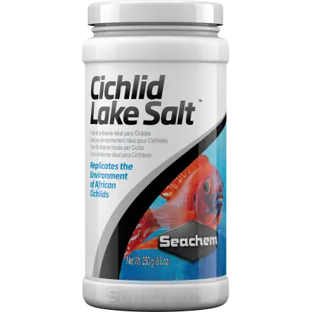 SEACHEM - Cichlid Lake Salt 250g - Water remineralizer for cichlids