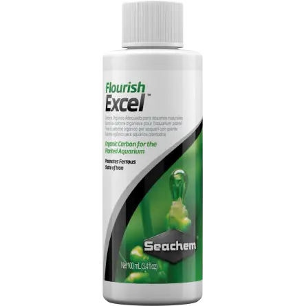 SEACHEM - Flourish Excel 100ml - Carbón líquido para plantas SEACHEM - Flourish Excel 100ml - Carbón líquido para plantas
