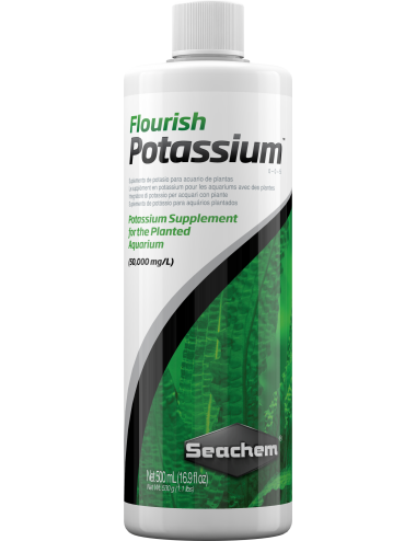 SEACHEM - Flourish Potassium 500ml - Potássio líquido para plantas