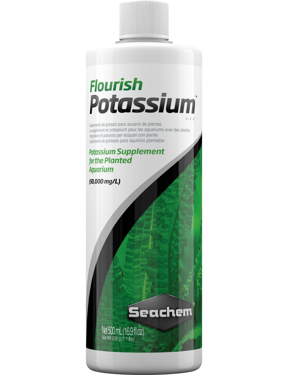 SEACHEM - Flourish Potassium 500ml - Potassium liquide pour plante