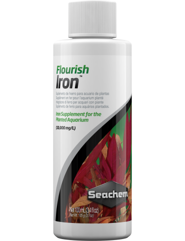 SEACHEM - Flourish Iron 100ml - Hierro vegetal líquido
