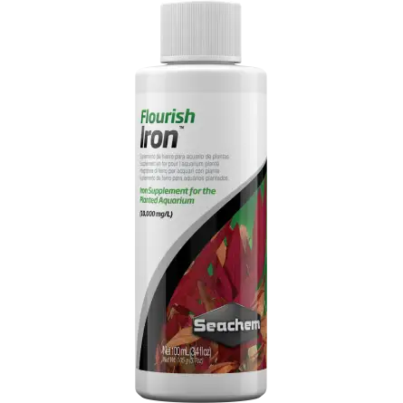 SEACHEM - Flourish Iron 100ml - Fer liquide pour plante