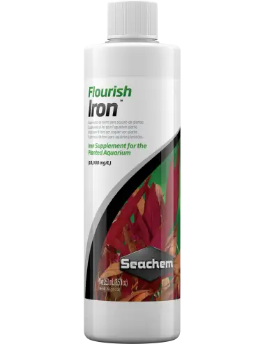 SEACHEM - Flourish Iron 250ml - Fer liquide pour plante