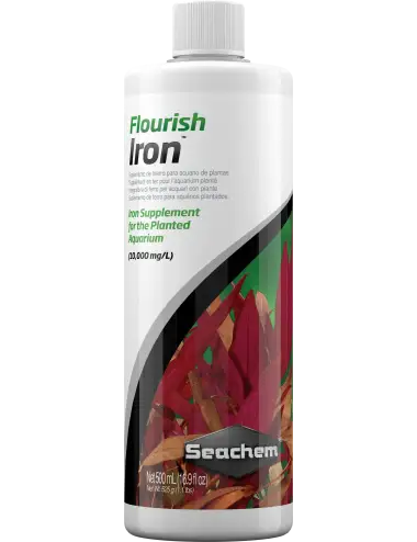 SEACHEM - Flourish Iron 500ml - Fer liquide pour plante