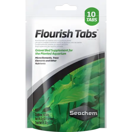 SEACHEM - Flourish Tabs 10 comprimés - Stimulateur de croissance