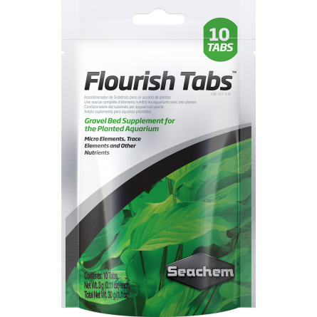 SEACHEM - Flourish Tabs 10 comprimés - Stimulateur de croissance