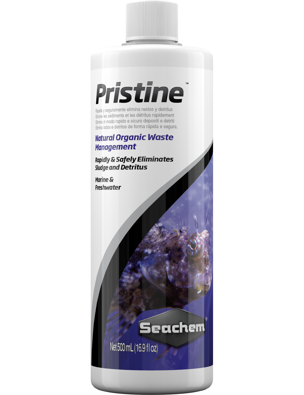 SEACHEM - Pristine 500ml - Bactéries pour aquariums