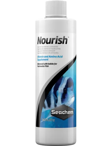 SEACHEM - Nourish 250ml - Additif riche pour poissons d'eau douce