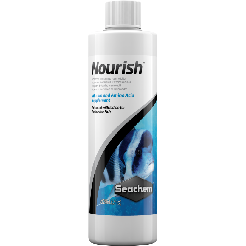 SEACHEM – Nourish 250 ml – Reichhaltiger Zusatzstoff für Süßwasserfische