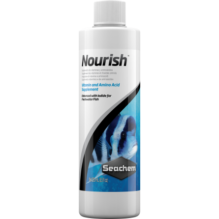 SEACHEM - Nourish 250ml - Additif riche pour poissons d'eau douce