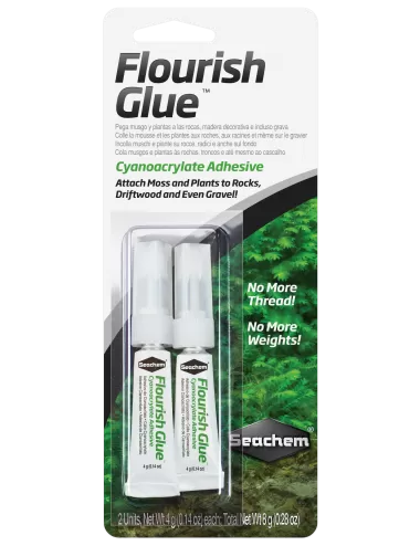 SEACHEM - Flourish Glue 2x4g - Colle pour aquascaping