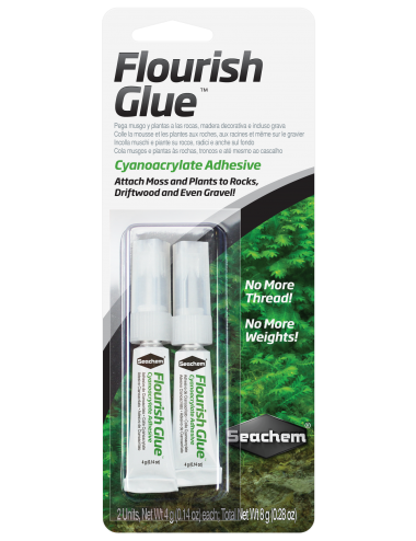 SEACHEM - Flourish Glue 2x4g - Lepilo za aquascaping