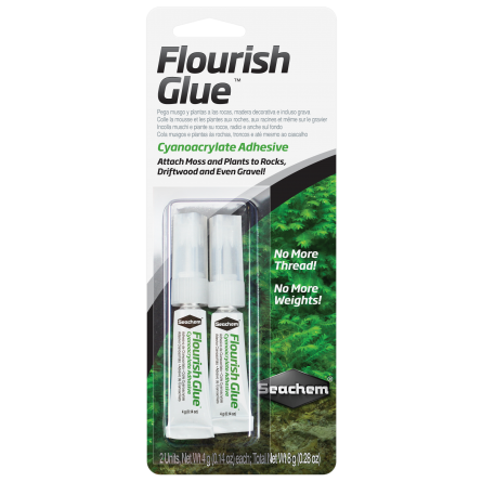 SEACHEM - Flourish Glue 2x4g - Glue for aquascaping