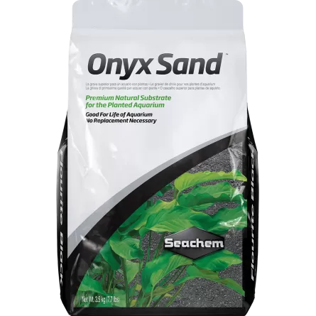 SEACHEM - Onyx Sand 3.5kg - Tierra completa para acuario plantado