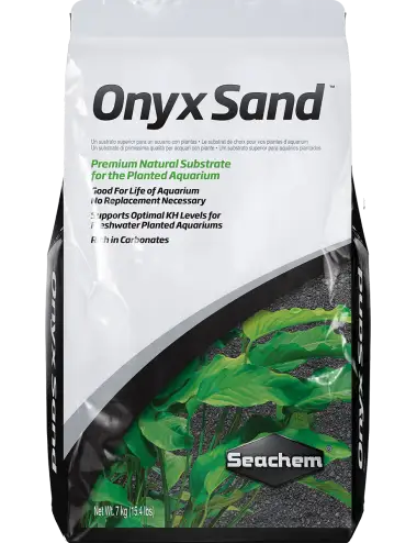 SEACHEM - Onyx Zand 7kg - Complete bodem voor beplant aquarium