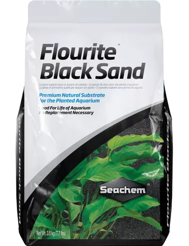 SEACHEM - Flourite Black Sand 3.5kg - Substrat pour aquarium planté