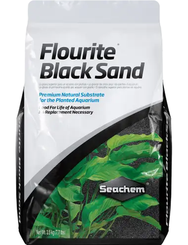 SEACHEM - Flourite Black Sand 3.5kg - Sustrato de acuario plantado