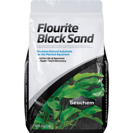 SEACHEM - Flourite Black Sand 3.5kg - Substrat pour aquarium planté