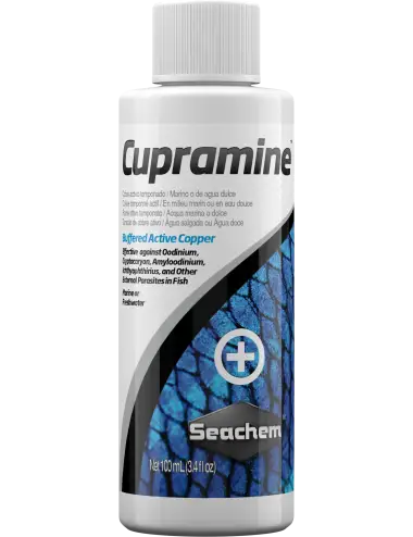 SEACHEM – Cupramin 100 ml – Kupferbehandlung für äußere Parasiten