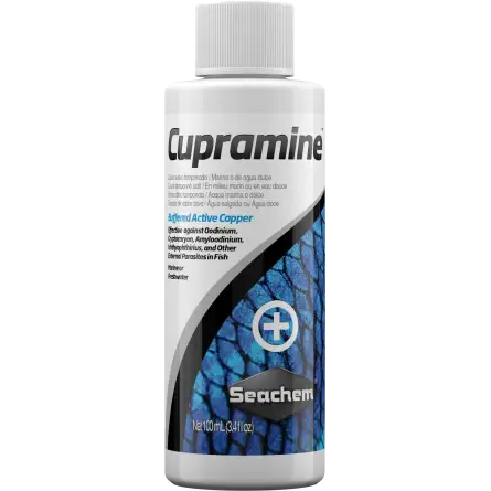 SEACHEM - Cupramine 100ml - Traitement de cuivre pour parasites externes